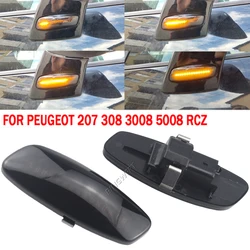 Turn Signal Light For Citroen C4 Picasso C3 C5 DS4 For Peugeot 308 207 3008 5012 Indicator Lamp Dynamic Flashing Led Side Marker