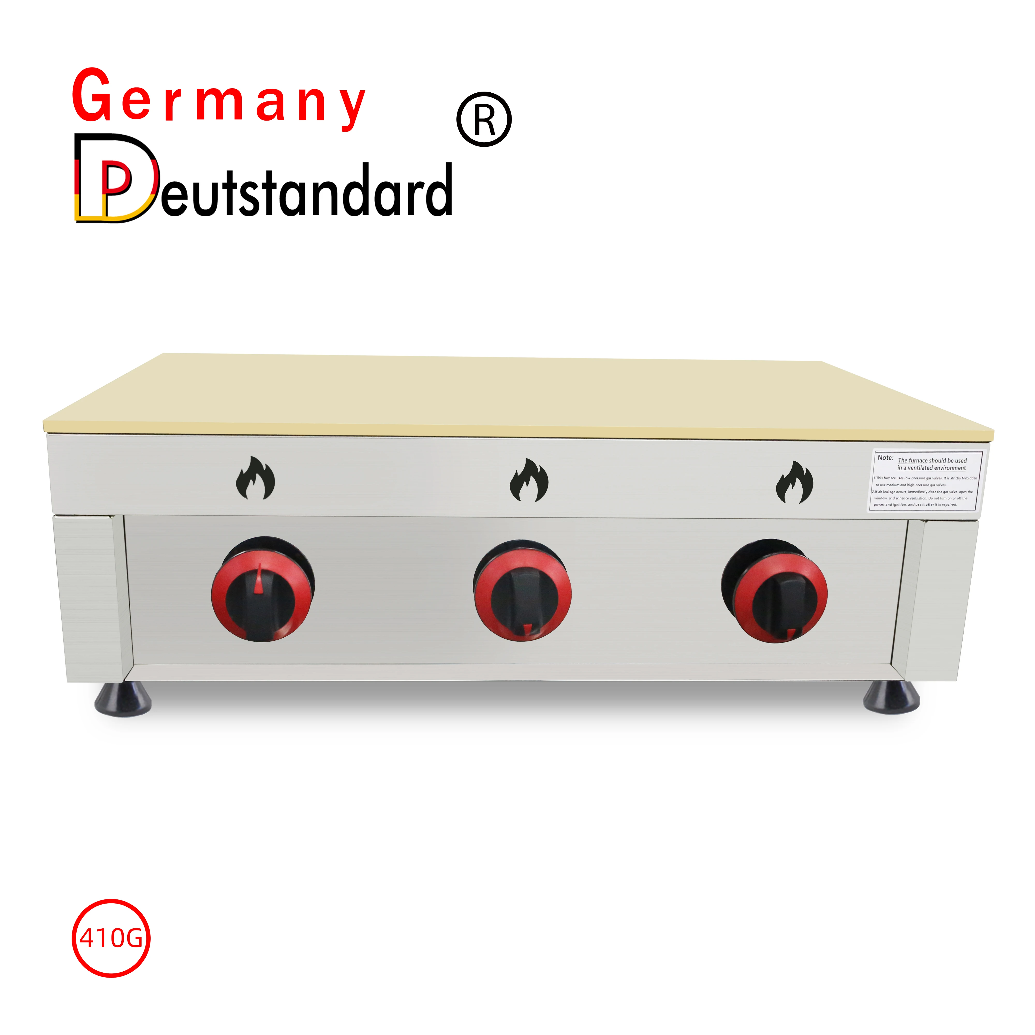 

Commercial LPG Souffle Pancake Machine With Stainsteel Steel 201 Shell