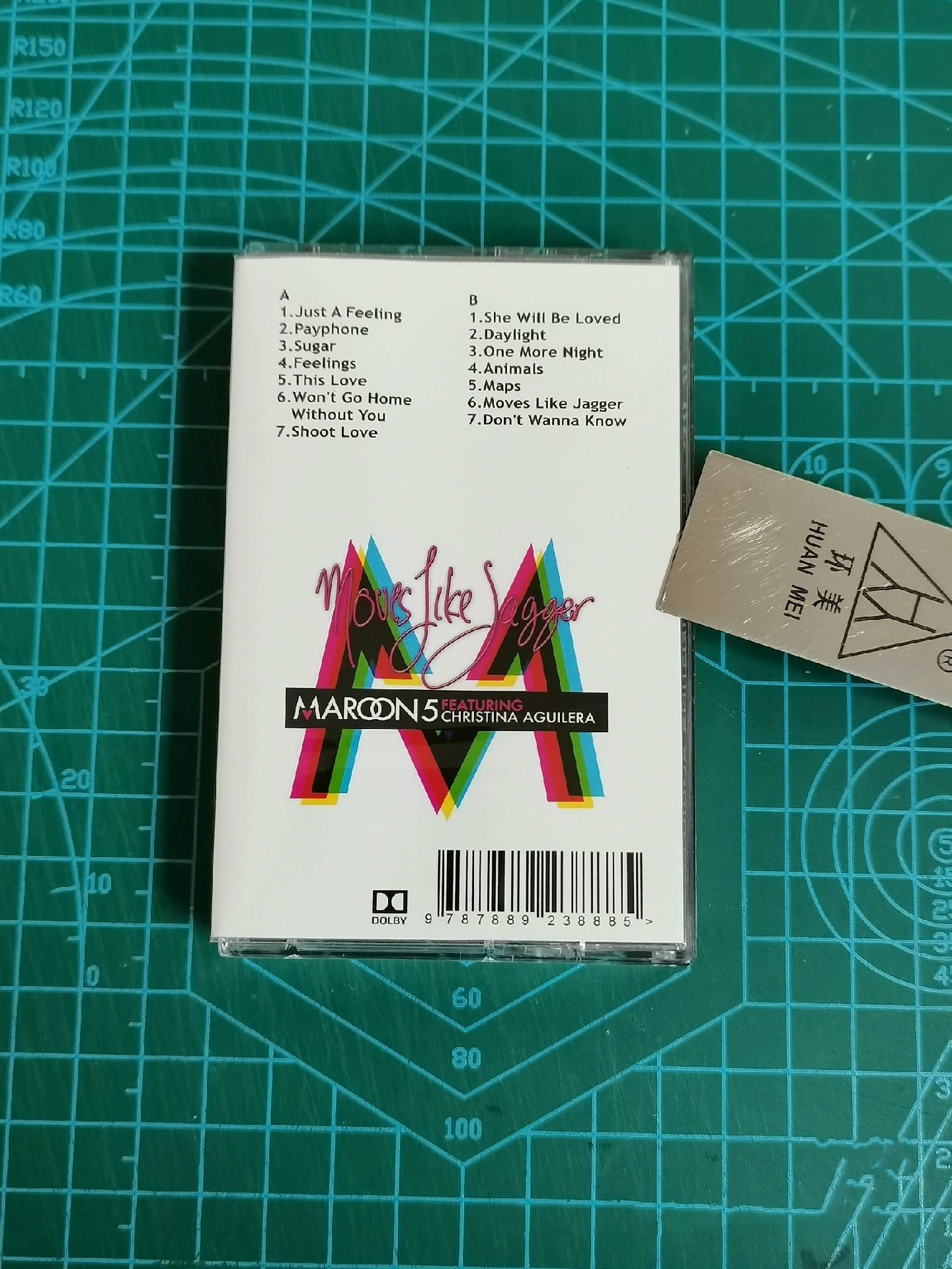 Pop Maroon 5 Adam Levine Music Tape Greatest Hits Album Moves Like Jagger Cassettes Cosplay Walkman Recorder Car Soundtracks Box