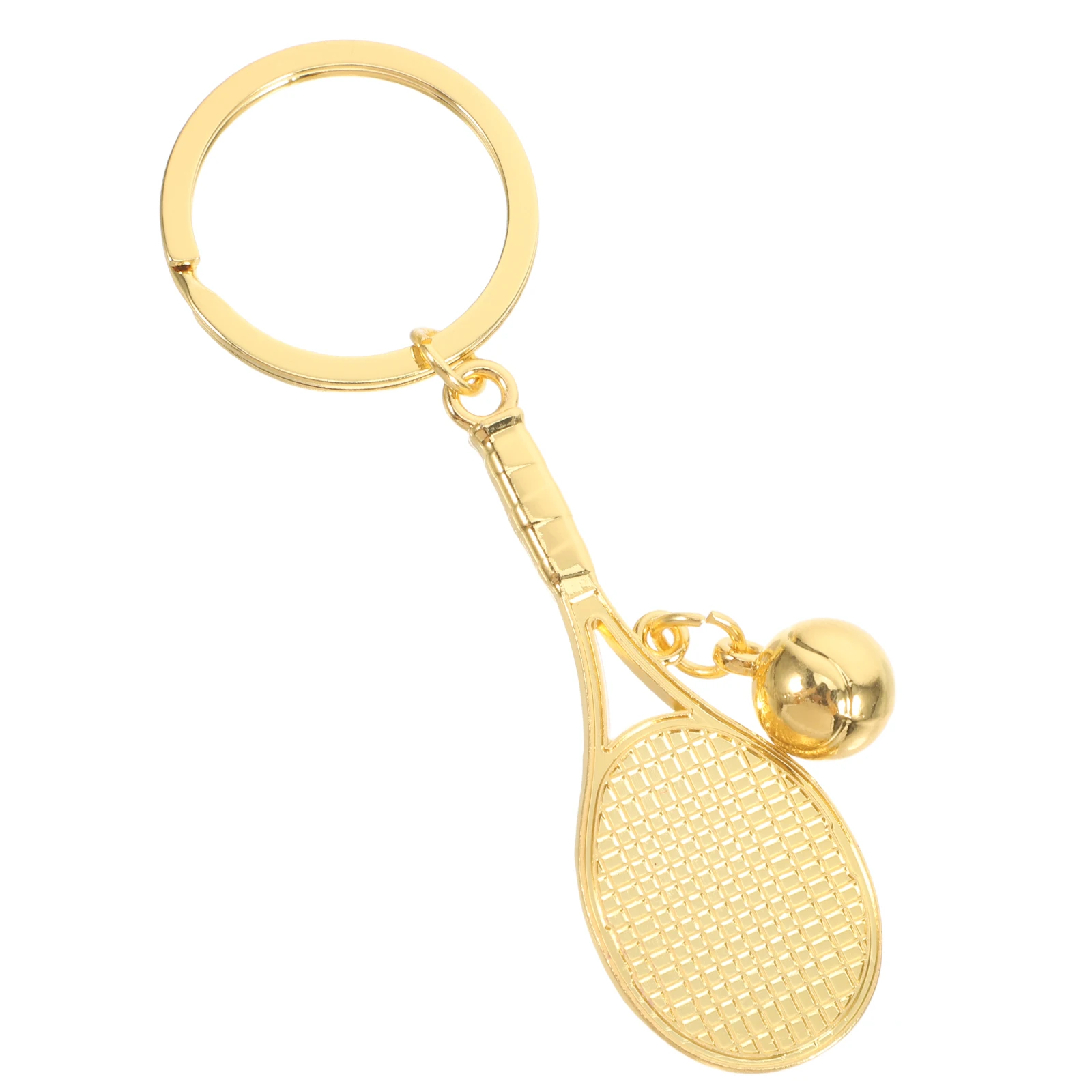 

Tennis Keychain Racquet Keychains Mini Split Racket Pendant Simulation and Decorate