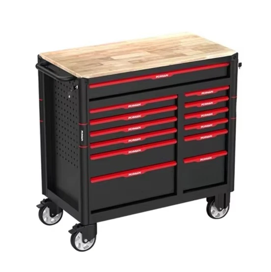 

13-Drawer Mobile Steel Tool Cabinet 138 Piece Tool Set Convenient Tool Cart