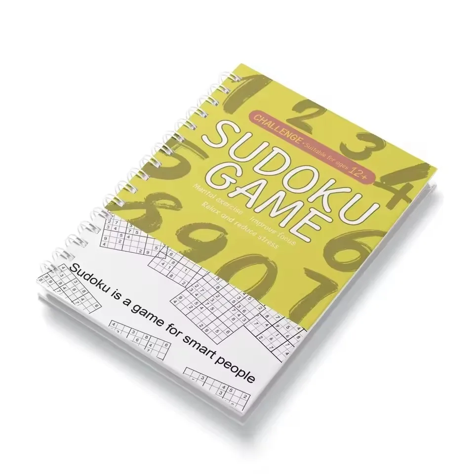 

Children's Brain Training Logic Skills Development Easy to Hard Levels Educational Game Book