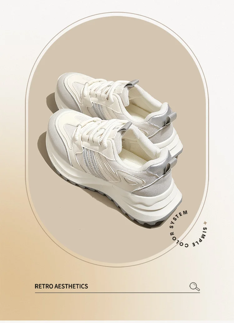 FOXER Damen Sneakers 2026 Neue Lässige Atmungsaktive Mesh-Schuhe Damen-Vulkanisierschuhe Sportschuhe – Detail 4