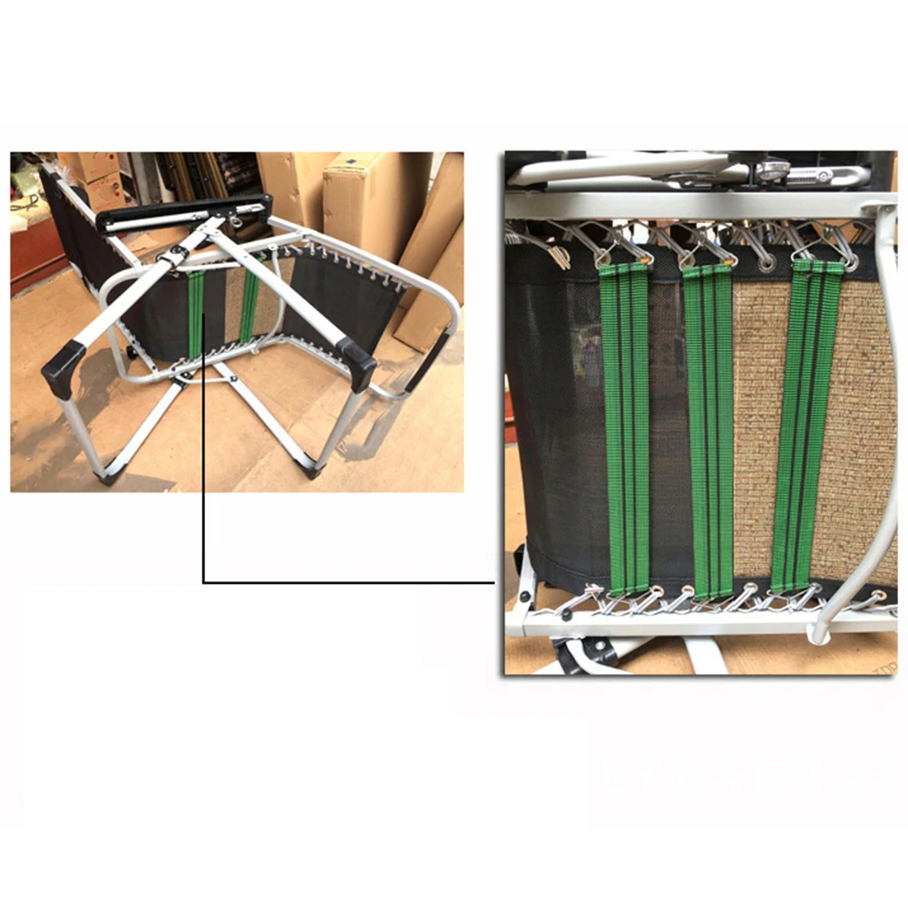 Elastic Ropes Folding Chair For Outdoor Settings Black Customizable Lounge Chair Ropes Chair Reinforcement Easy Installation