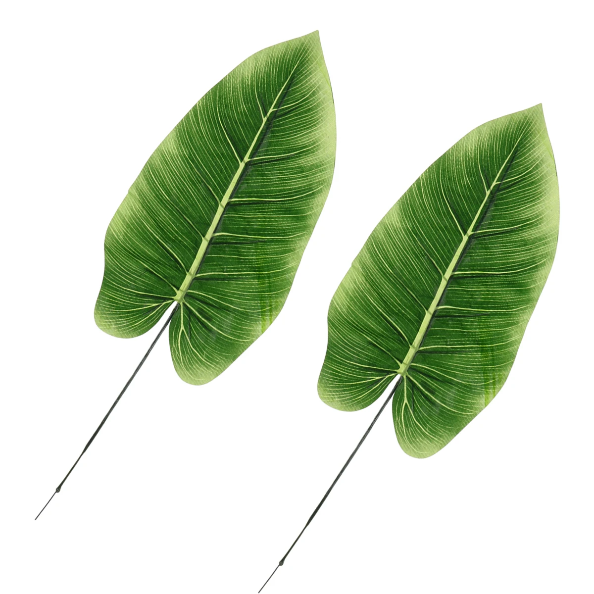 

2 Pcs Faux Plants for Indoors Artificial Leaves Home Decor Fake Green Decorate Greenery