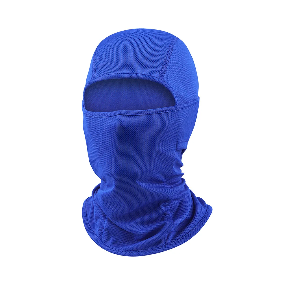 New Lycra Cycling Full Face Mask Cover For Men Women Solid Warmer Beanies Soft Fast-dry Helmet Liner Windproof Ski Balaclava Cap