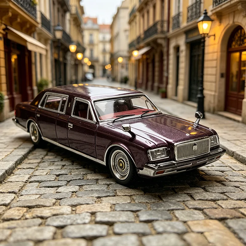 

Retro studio 1:64 Century Extended Limousine Alloy Car Model Classics Adult Souvenir Gift Static Display