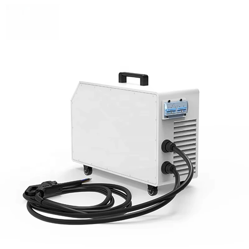 Portable Mobile DC Fast Electric Vehicle Charger, 7kW 20kW 40kW Multi-Power Optional EV Charging Equipment