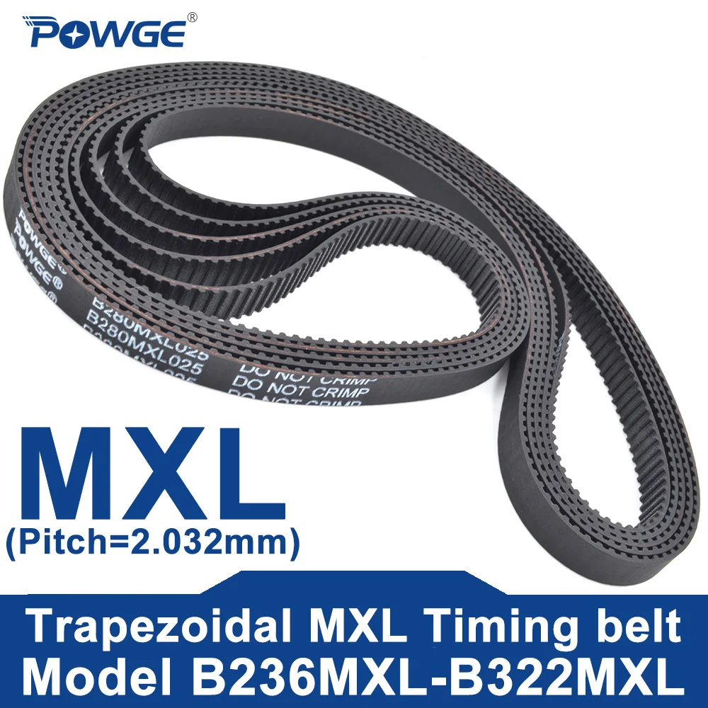 

Ремень ГРМ POWGE MXL B236MXL до B322MXL Ширина ремня 5-15 мм B237 B238 B239 B240 B241 B242 B243 B244 B245 B246 B247 B248 B249 B250