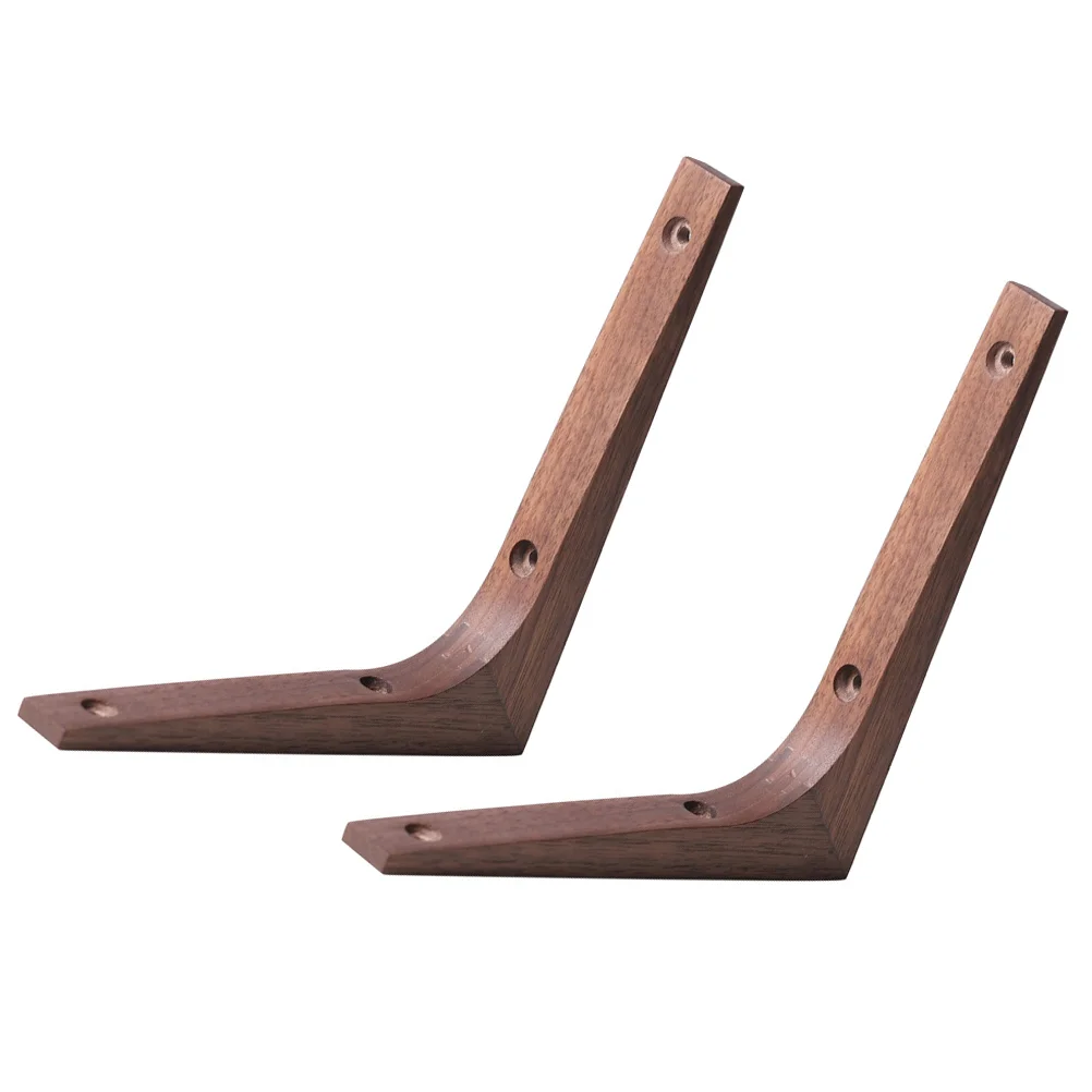 

Folding Shelves Triangular Wall Panel Flower Stand Hangers Wooden Corner Brace Brackets Shelf Supports