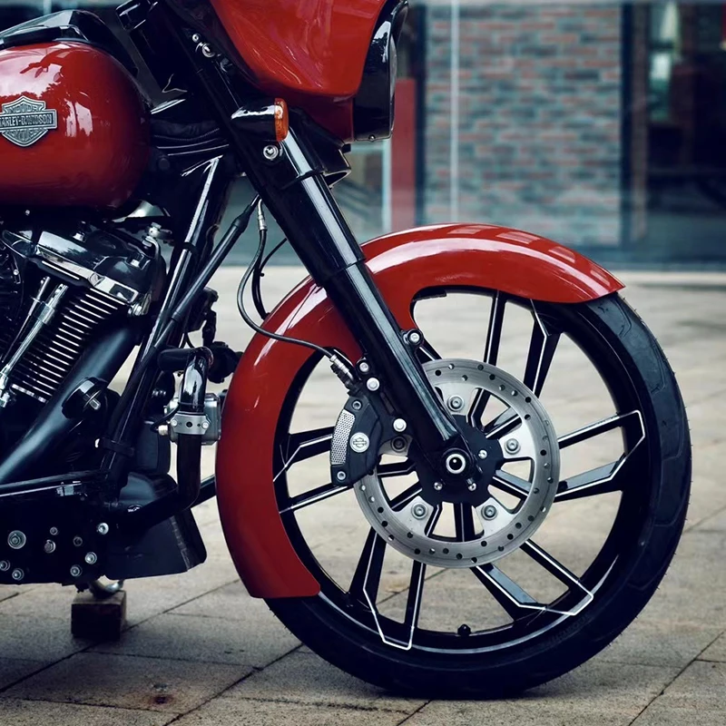 21 عجلة من الألومنيوم المزروق لنماذج السياحية 2017 2018 موديلات Softail الموقف الأمامي حالة جديدة