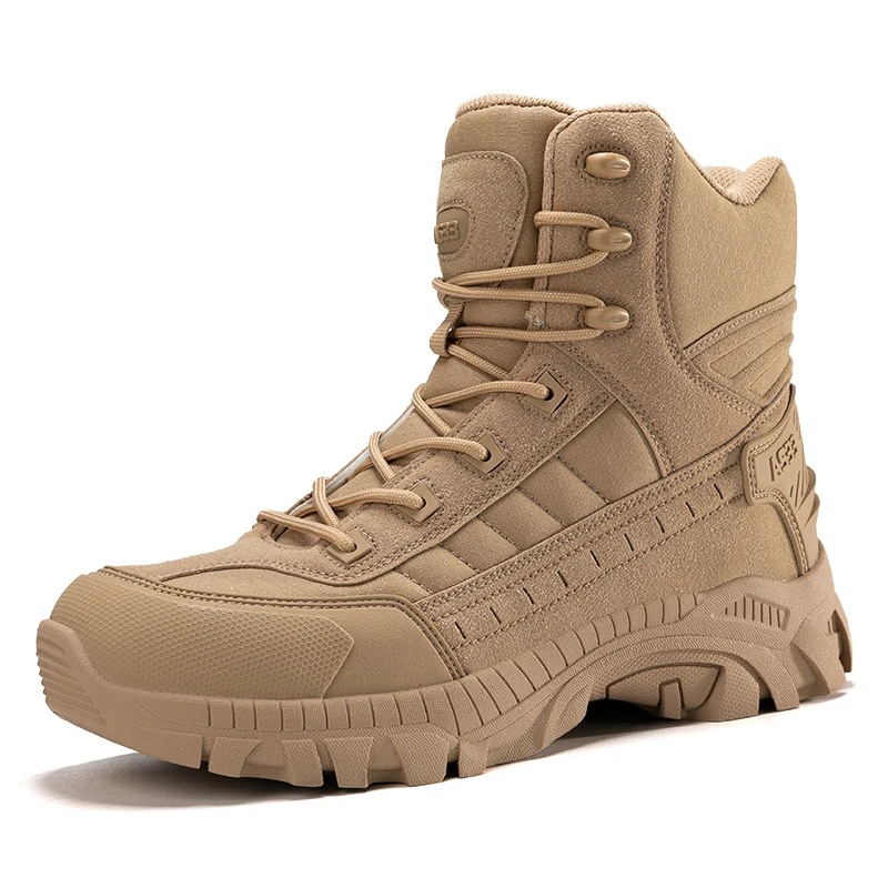 Botas de entrenamiento de combate táctico mejoradas para hombres, camping al aire libre, antidesgaste, respuesta rápida, zapatos de senderismo, pesca, caza, zapatillas para