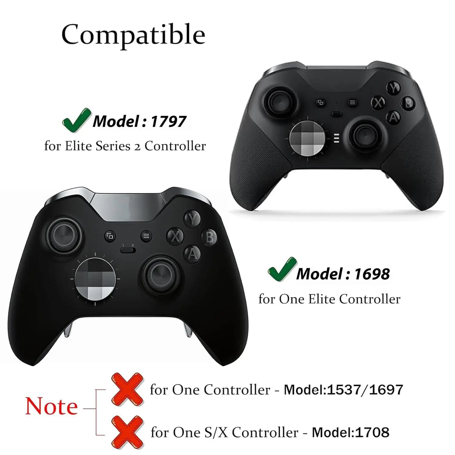 4 PCS Metal Paddles Enhance Gaming Performance Replacement Handle Pick for Xbox Elite Wireless Controller Series 2