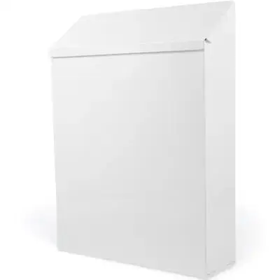 

Retro Style Iron Mail Post Box Wall Mount Outdoor Vintage Letter Mailbox Metal Suggestion Box Mailbox Wall Mount