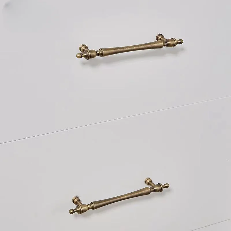 Solid Brass Vintage Handles Kitchen Cabinet Handles Drawer Knobs Antique Cupboard Door Wardrobe Pulls Furniture Handle Hardware