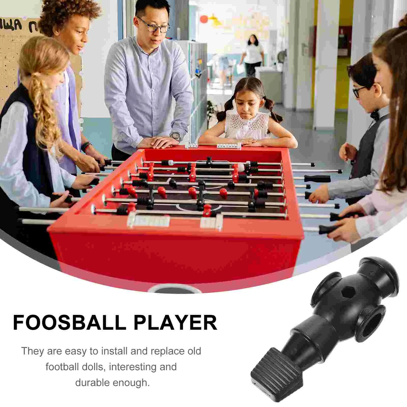 4 Pcs Foosball Accessories Mini Soccer Sports Toys Table Football Supplies Desktop Machine Player Figurine Resin Man