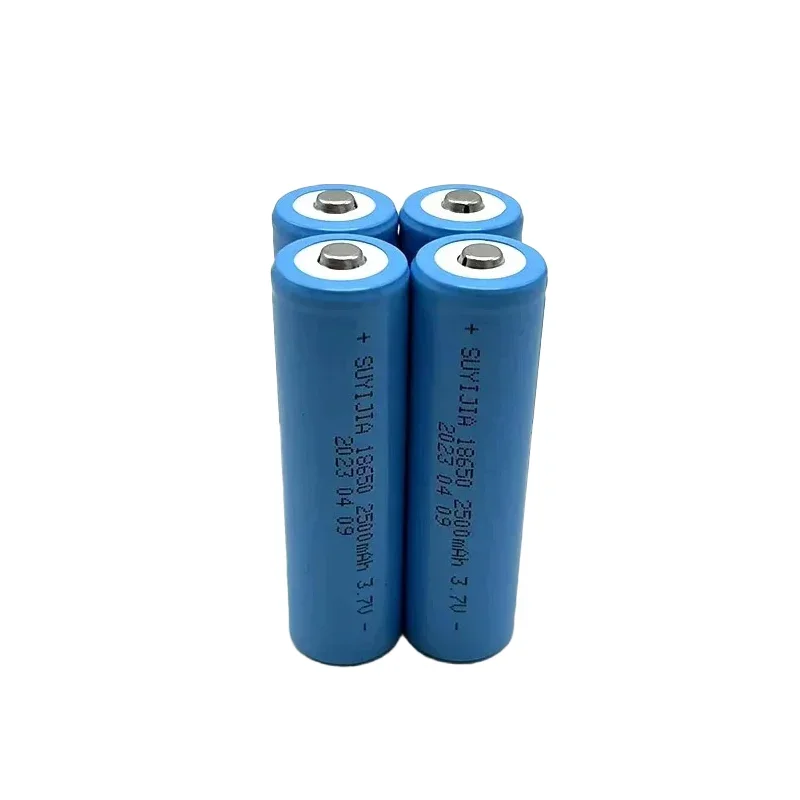 18650 Rechargeable Lithium Battery 3.7V 2500mAh Suitable for Flashlight Electronic Cigarette Shaver Power Tool Model Aircraft