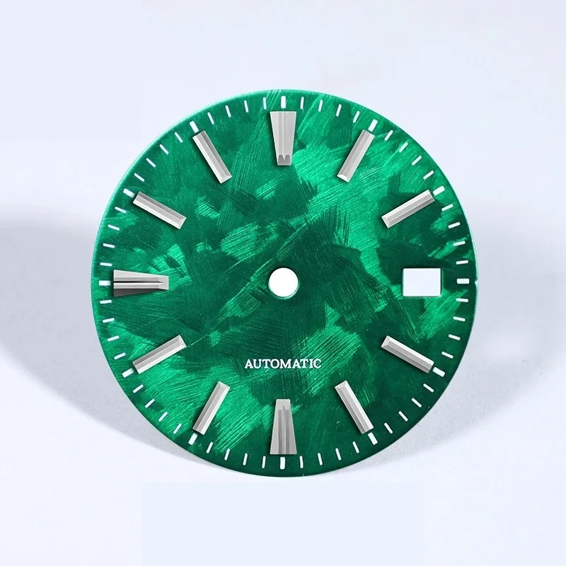 Customizable Text/logo 28.5mm Oil Painting Brush Dial Without Night Light for ETA2824/MIYOTA 9015 Modified Watch Accessories