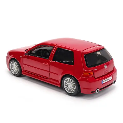 Maisto 1:24 Volkswagen Golf R32 bil Antik bil Statisk gjuten bil Samlarmodell Bil Leksakspresent Tide Play 12 best sales VW Golf 4 Miniatyr - №3
