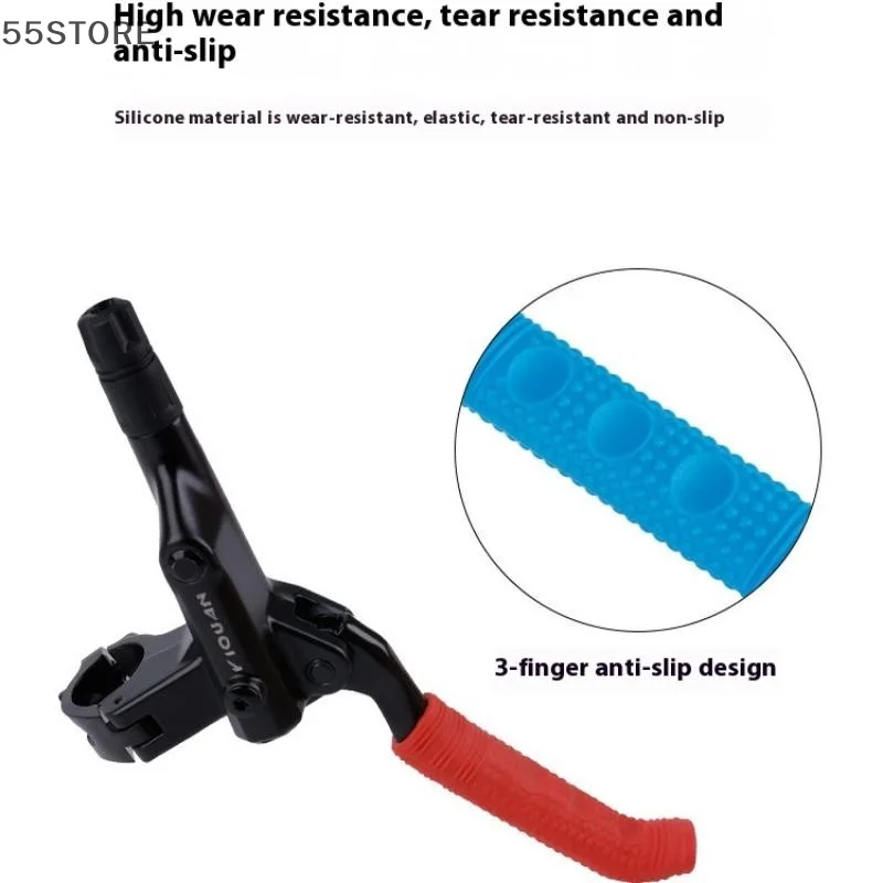 

1/3 пары силиконовых противоскользящих чехлов на руль велосипеда MTB ручки велосипедный тормозной рычаг протектор тормозная ручка рукава ручки