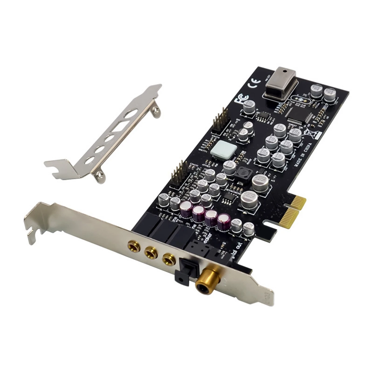 CM8828 PCI-E X1 7.1CH Temperature Fill Sound Card Professional-Grade HD Audio and Video Gaming Equipment Expansion Card