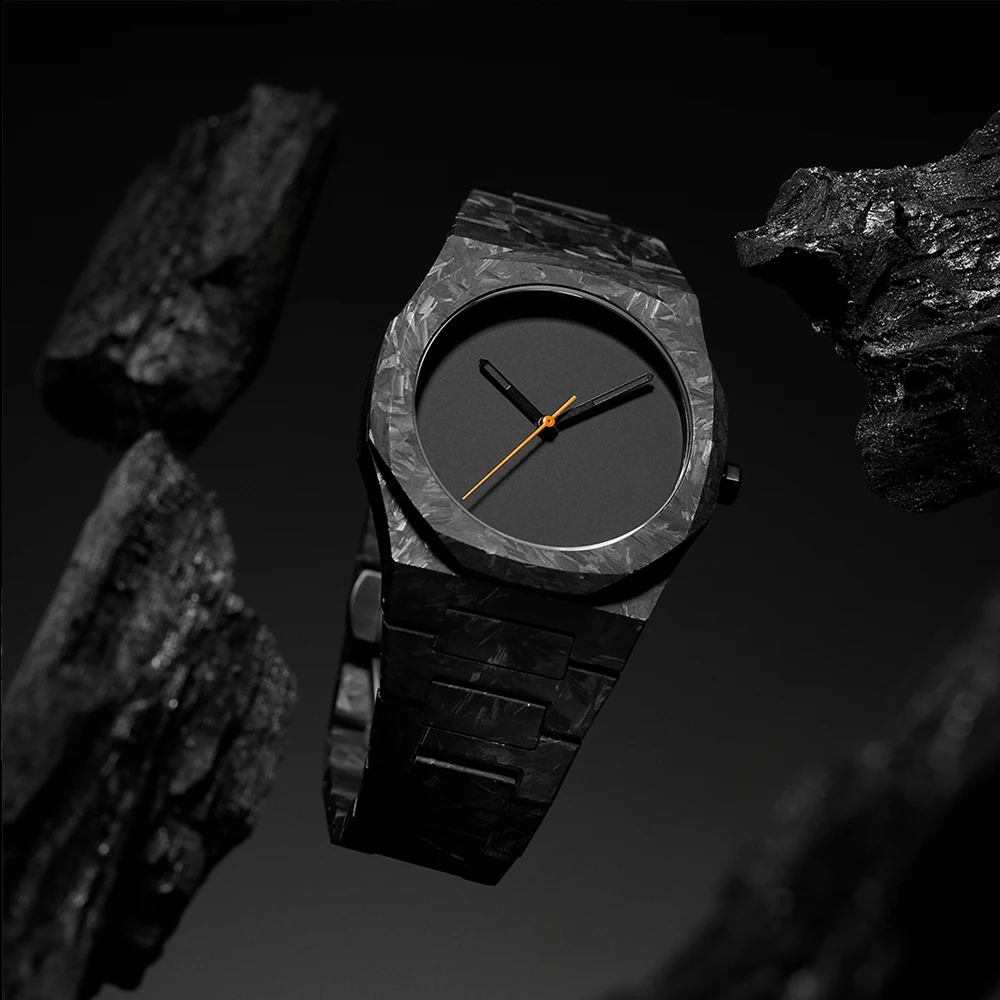 

Новые трендовые модные классические кварцевые часы с арабским циферблатом на Ближнем Востоке, черные кварцевые мужские часы из поликарбоната и мрамора