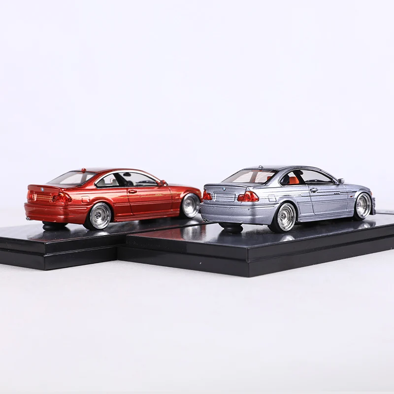 YM MODEL 1:64 E46 M3 Limited Edition 249 Resin Car Model Black Kids Toys Hobby Gifts Collection Ornament Display