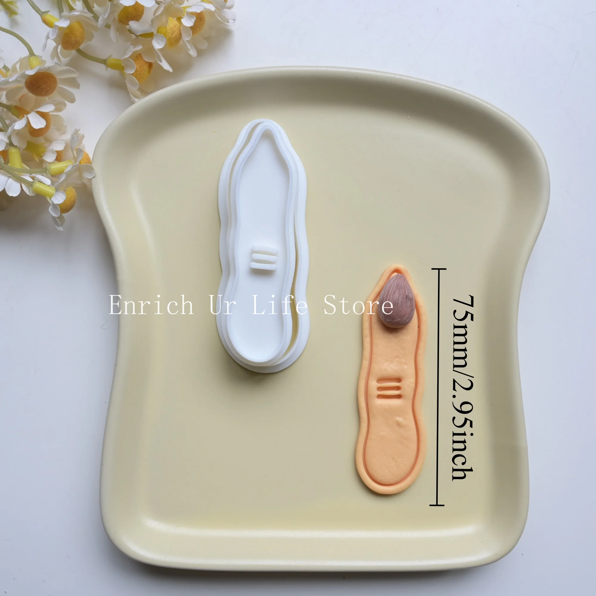 Halloween Themed Cookie Cutters Finger Shaped Pressable Biscuit Mold Plastic Cookie Stamp Embosser Baking Pastry Tools