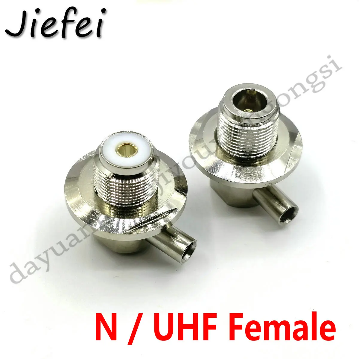 

10-20Pcs N Female / SO239 UHF Female Right Angle RF Connector For RG58 RG142 LMR195 Coaxial Cable