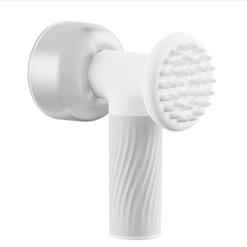 

Automatic Foam Soap Dispenser Dog Brush, 2-In-1 Pet Bubble Bath Brush,One-Touch Bubble Dog Bath Brush Scrubber