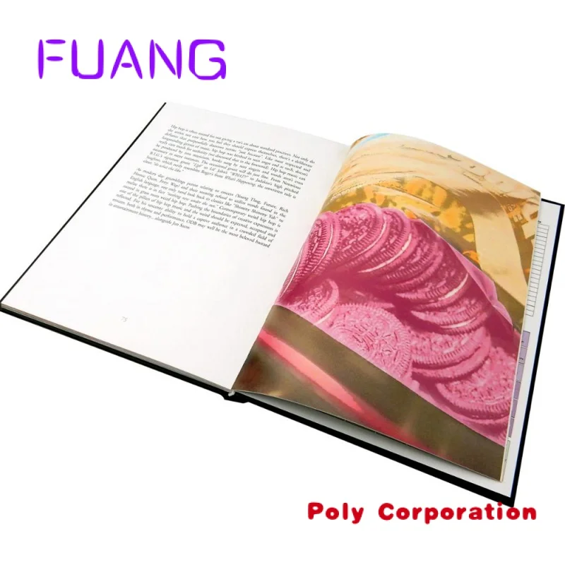 Custom  Well designed full color cheap custom hardcover book printing