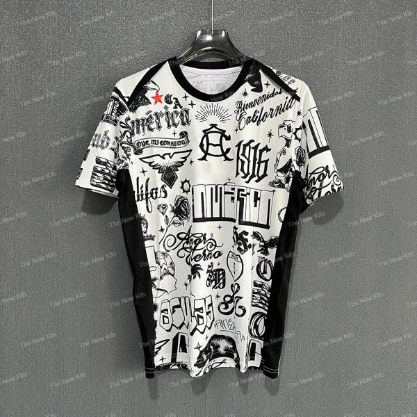 

2025 Summer Hot-selling New Club América Jersey Outdoor Training Breathable Quick-drying Daily Casual Short-sleeved T-shirt