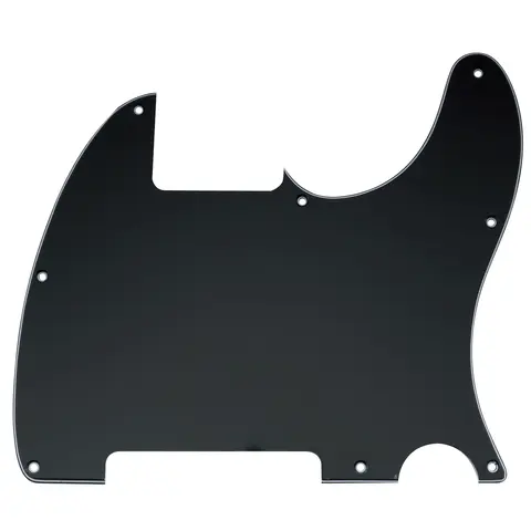 Musiclily 8 buracos tele pickguard em branco para guitarra fender eua/mexicano tele esquire