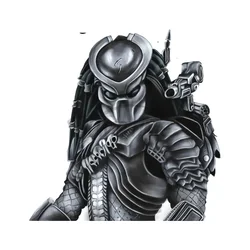 New Design Predator Armored Car Decal Fashion Bite Scratch Anime Car Sticker Decoration PVC, 10cm