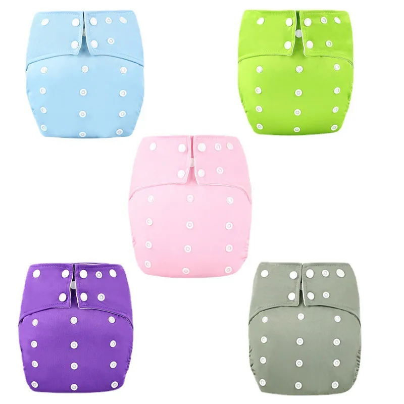 حفاضات قماشية صديقة للبيئة للأطفال من AIO - قابلة للغسل وإعادة الاستخدام، ماصة للماء للتدريب على المرحاض