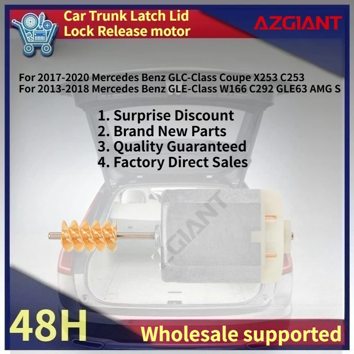 AZGIANT Car Trunk Latch Lid Lock Release motor for 2017-2020 Mercedes Benz GLC-Class Coupe X253 C253 New replacement parts OEM