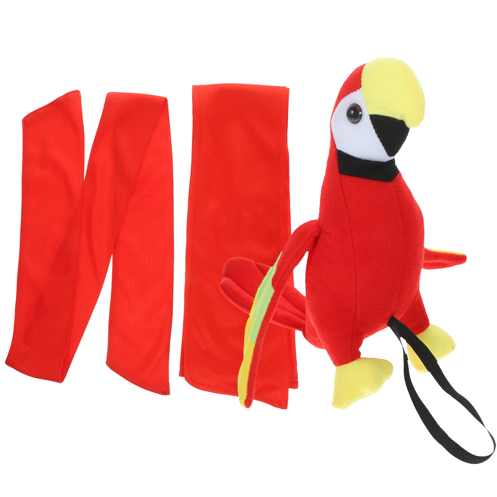 

1 set Pirate Parrot Stuffed Toy Shoulder Accessory Red Bandana Waist Scarf Halloween Cosplay Accessories