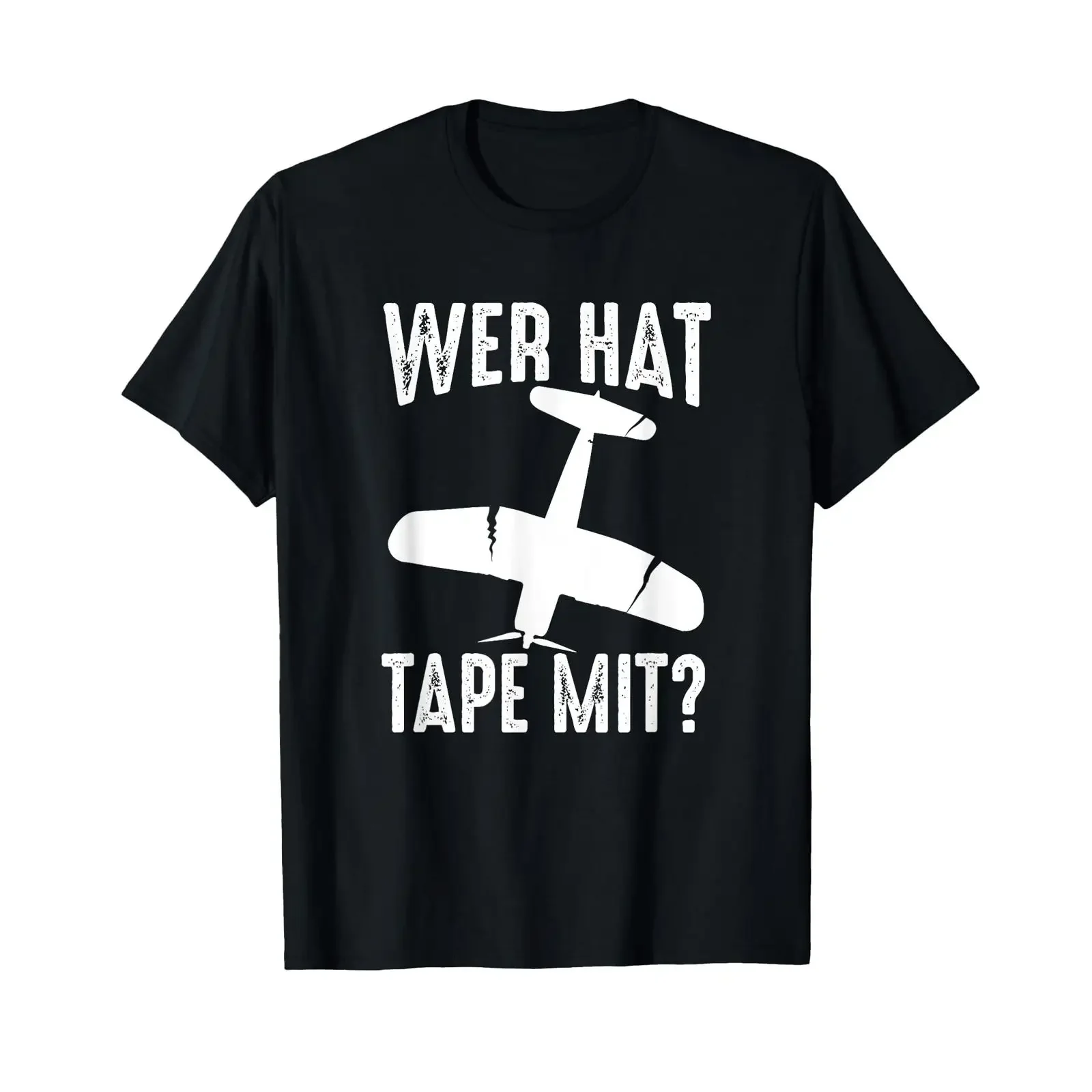 Who has tape with Motif aeroplane and broken wings T Shirt vintage Washed Versatile graphic homme Unisex Casual Stretched