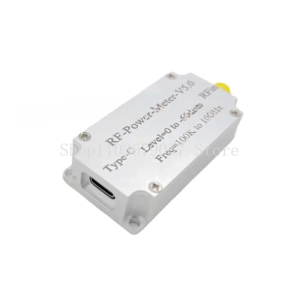 100K-10GHZ USB RF power meter V5 USB communication data output power detector FOR Ham Radio