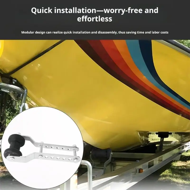 G7NA Universelle Marine-Kielrollenhalterung, geeignet für verschiedene Bootstypen. Einfache Installation für sicheren Transport – Detail 7