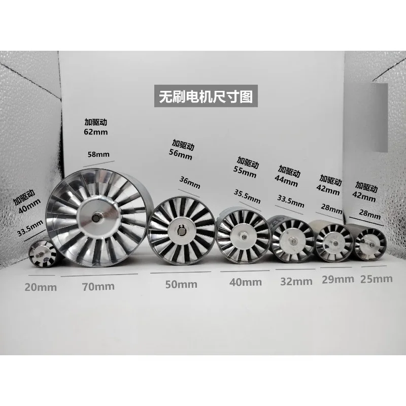 Bild 6: 50 Bürstenloser Motor 50 Turbo-Motor 50 Extrem-Schnellmotor