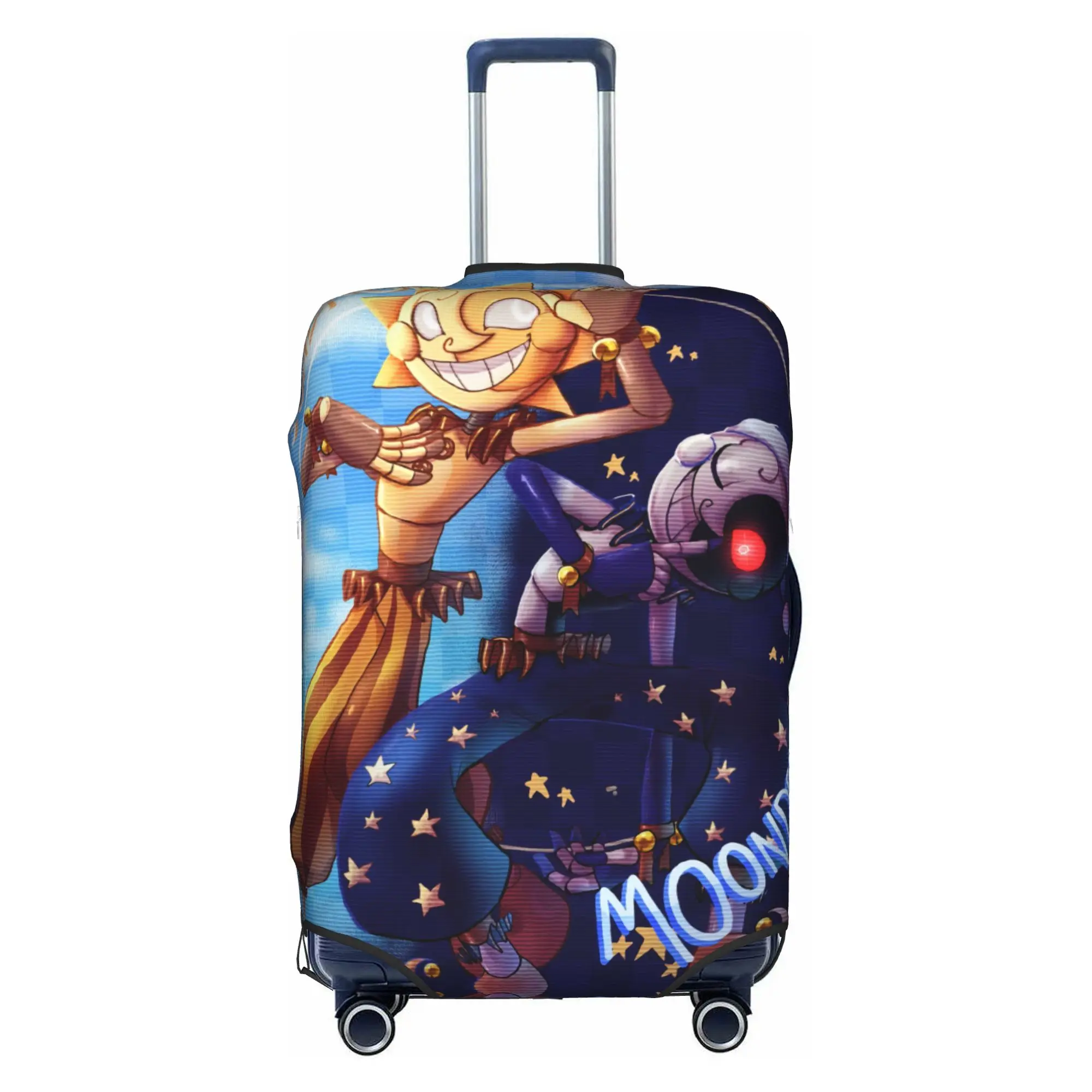 Fashion Sundrop And Moondrop Luggage Cover Protector Dust Proof Fnaf Security Breach Travel Suitcase Covers
