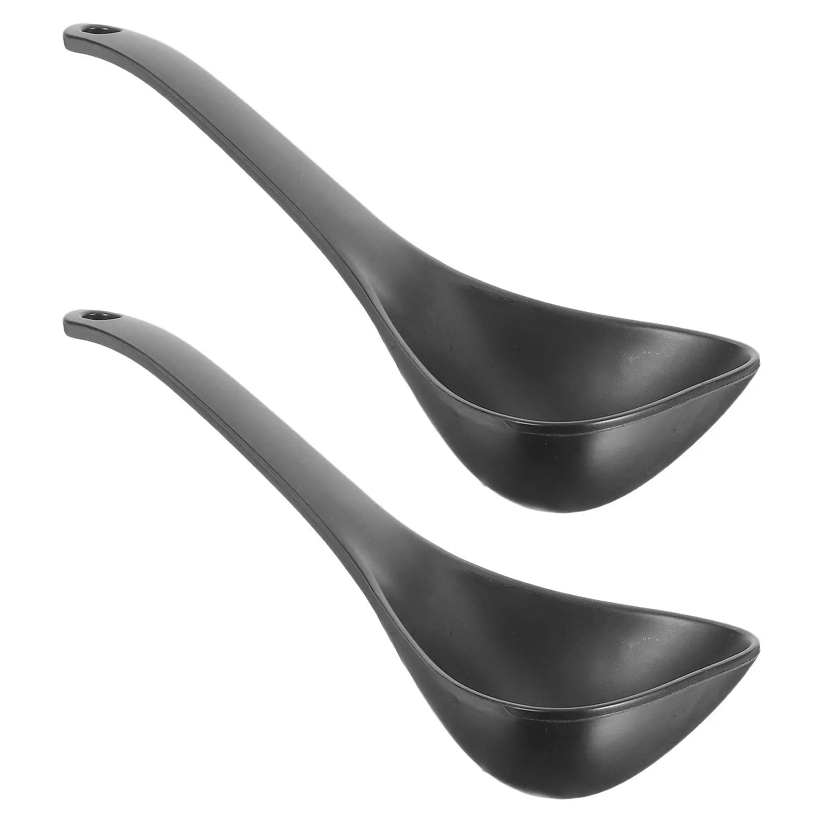 2Pcs Non Stick Deep Ladle Spoon Soup Heat Resistant Kitchen Cooking Utensils for Serving Stew Sauce Gravy Punch