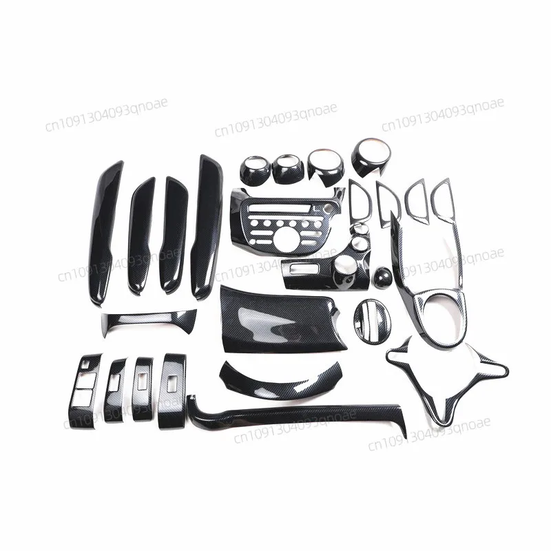 

For Honda Fit 2008 2009 2010 2011 2012 2013 GE8 Right Hand Drive ABS Carbon Fiber Decoration Accessories Interior Trims Stickers
