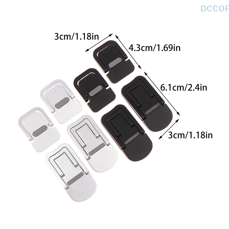 Adjustable Folding Laptop Stand Mini Legs Ultra-thin Portable Support For Macbook Notebook Cooling Holder Feet Invisible Bracket