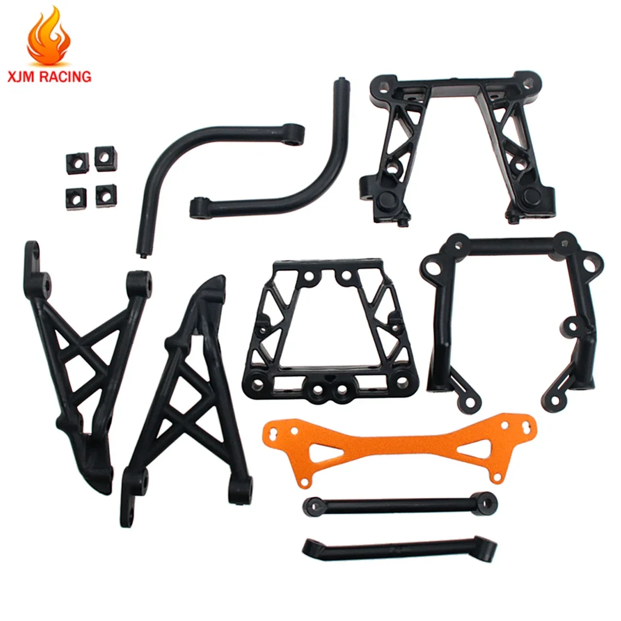 Plastic Rear Bulkhead Shock Tower Mount Plate for 1/5 HPI ROFUN BAHA King Motor ROVAN BAJA 5B SS Truck Rc Car Racing Parts