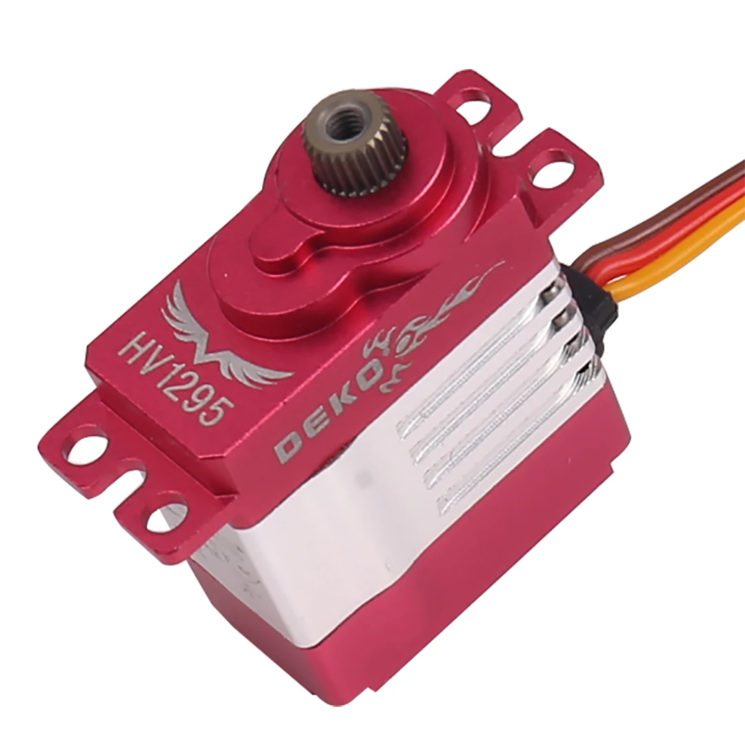 DEKO HV1295 Servo Applicazione digitale per sterzo in metallo a doppio cuscinetto ad alto coppia per Fuli 380 ALIGN 470 30e