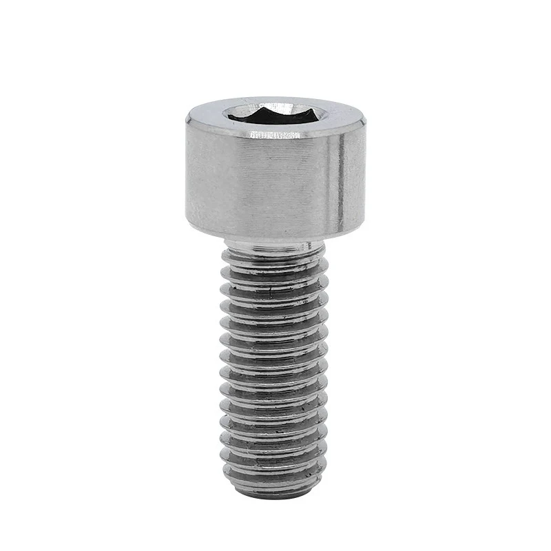 TC4 التيتانيوم أسطواني رئيس مسدس المقبس البراغيM4 M5 M6 M8 GR5screws.GR5 غير المغناطيسي QJ2582 المسمار