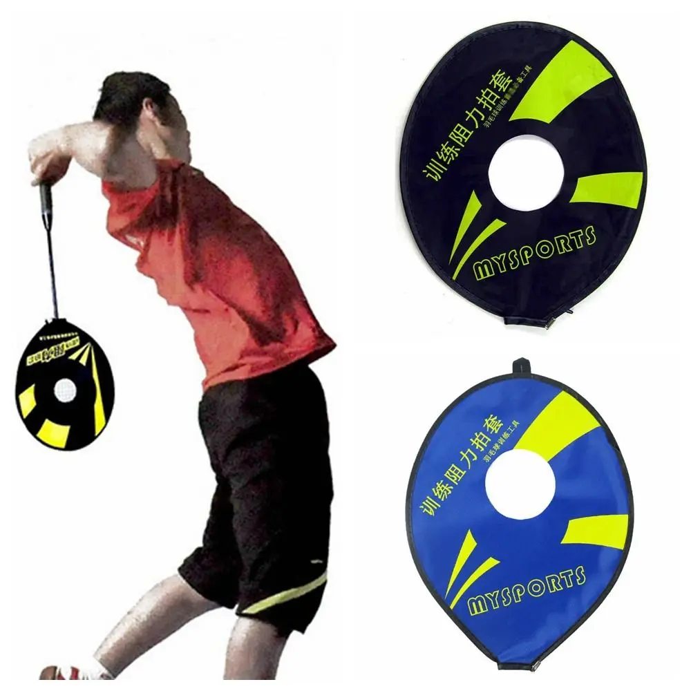 Canvas Badminton Racket Resistance Cover Accessories Training Racquet Sleeves Swing Hitting Sport Supplies Strength Exerciser