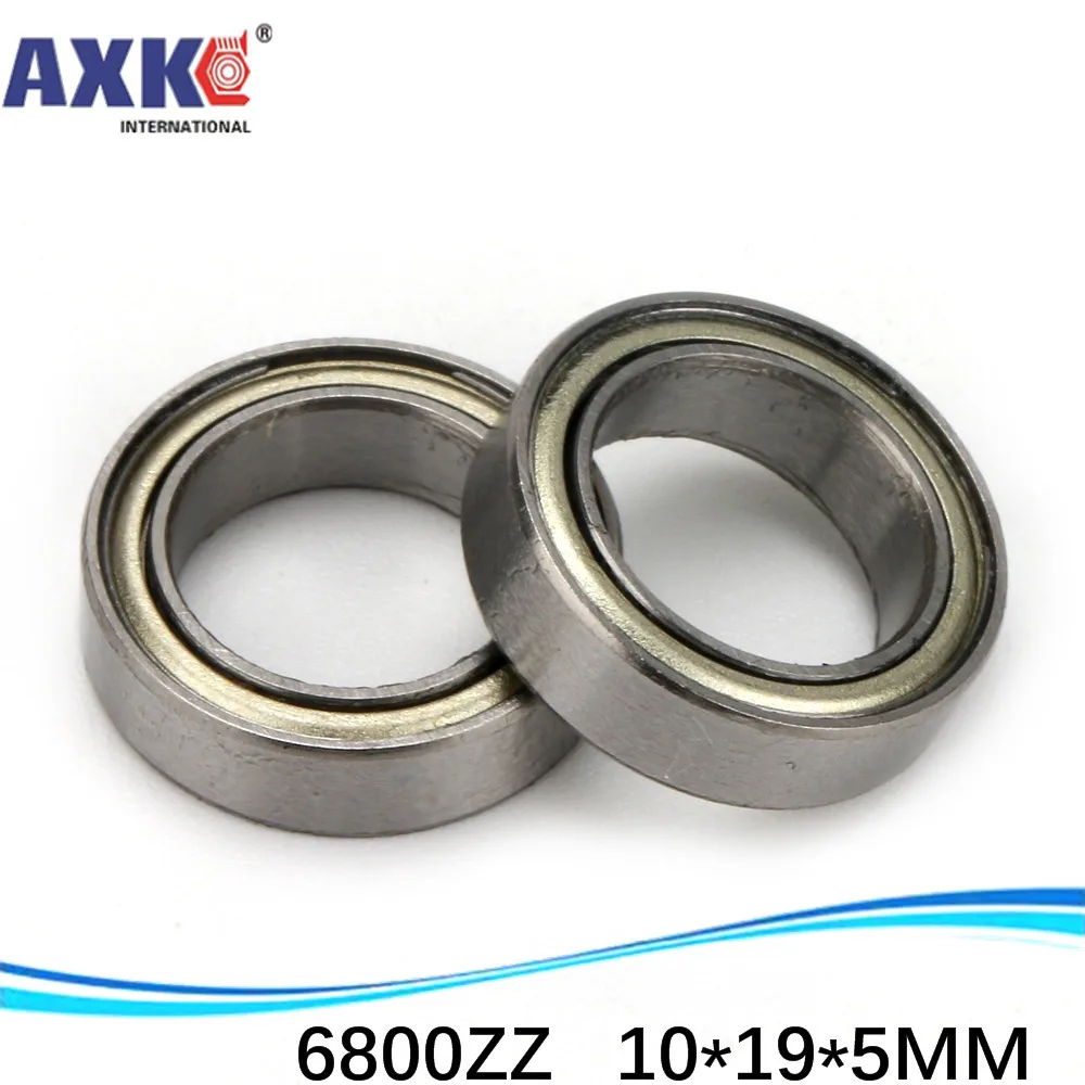 (1pcs) high quality EMQ  ABEC-3 Z2V2 thin wall deep groove ball bearing 6800ZZ 6800-2RS S6800ZZ S6800-2RS  10*19*5 mm